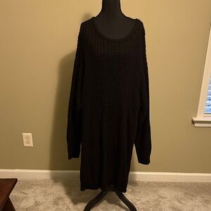 Women's Black Sweater Dress
